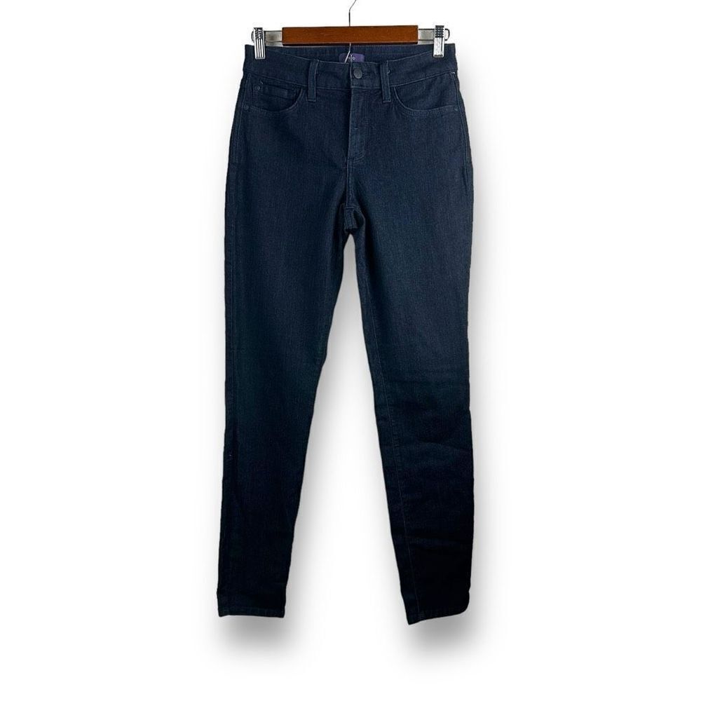 NYDJ Women's Size 4 Dark Wash Super Skinny‎ Jean Lift Tuck Technology Stretchy